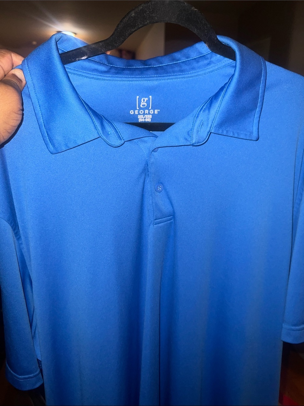 George Men's Royal Blue Performance Polo
